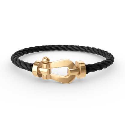 Miro FORCE LARGE HORSESHOE NO DIAMOND BRACELET GOLD