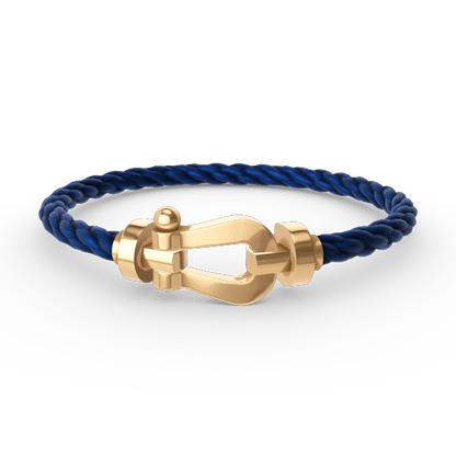 Miro FORCE LARGE HORSESHOE NO DIAMOND BRACELET GOLD