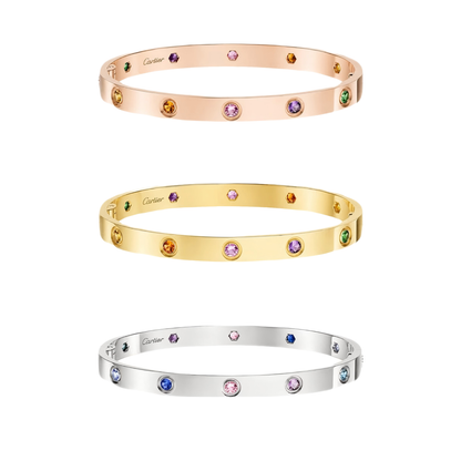 [Miro ] 2026 RAINBOW LOVE BRACELET 6.1MM  10 DIAMONDS
