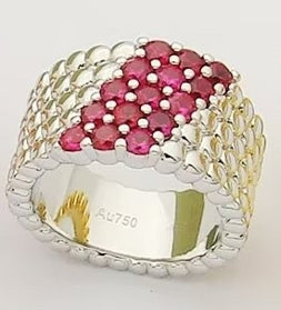 [Miro ]  PERLEE DIAMOND RING ,5-ROW DIAMOND-SET DESIGN