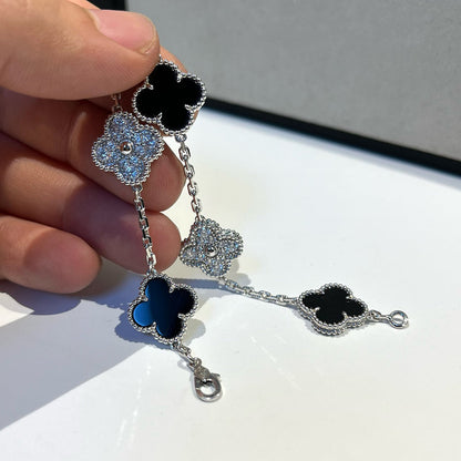 [Miro ]New CLOVER 5 MOTIF ONYXS BRACELET COLLECTION