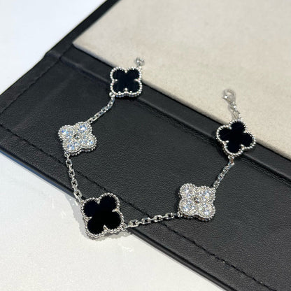 [Miro ]New CLOVER 5 MOTIF ONYXS BRACELET COLLECTION