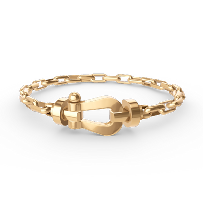 Miro FORCE LARGE HORSESHOE CLASP  METAL BRACELET
