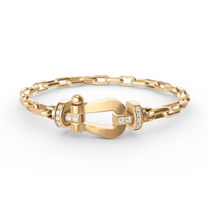 Miro FORCE LARGE HORSESHOE CLASP  METAL BRACELET
