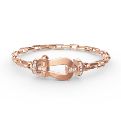Miro FORCE LARGE HORSESHOE CLASP  METAL BRACELET