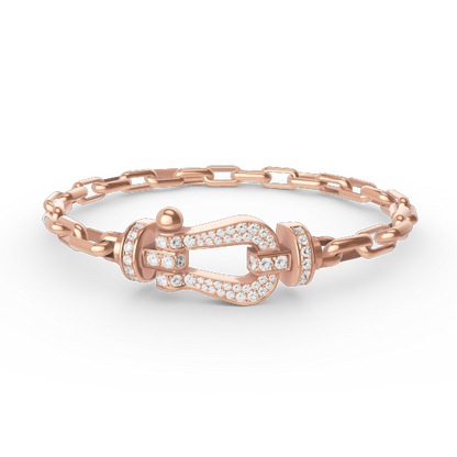 Miro FORCE LARGE HORSESHOE CLASP  METAL BRACELET