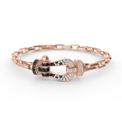 Miro FORCE LARGE HORSESHOE CLASP  METAL BRACELET