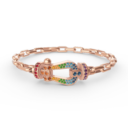 Miro FORCE LARGE HORSESHOE CLASP  METAL BRACELET