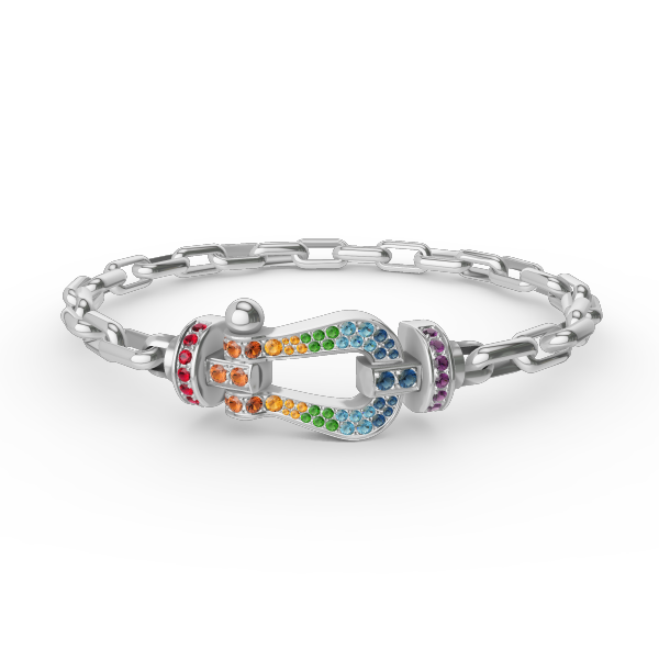 Miro FORCE LARGE HORSESHOE CLASP  METAL BRACELET