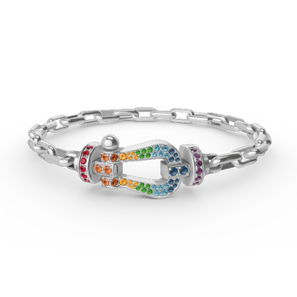 Miro FORCE LARGE HORSESHOE CLASP  METAL BRACELET