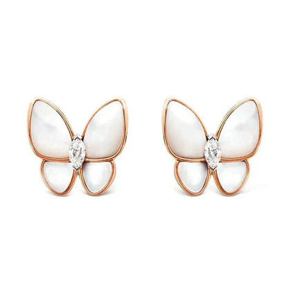 Miro BUTTERFLY MOP DIAMOND EARRINGS