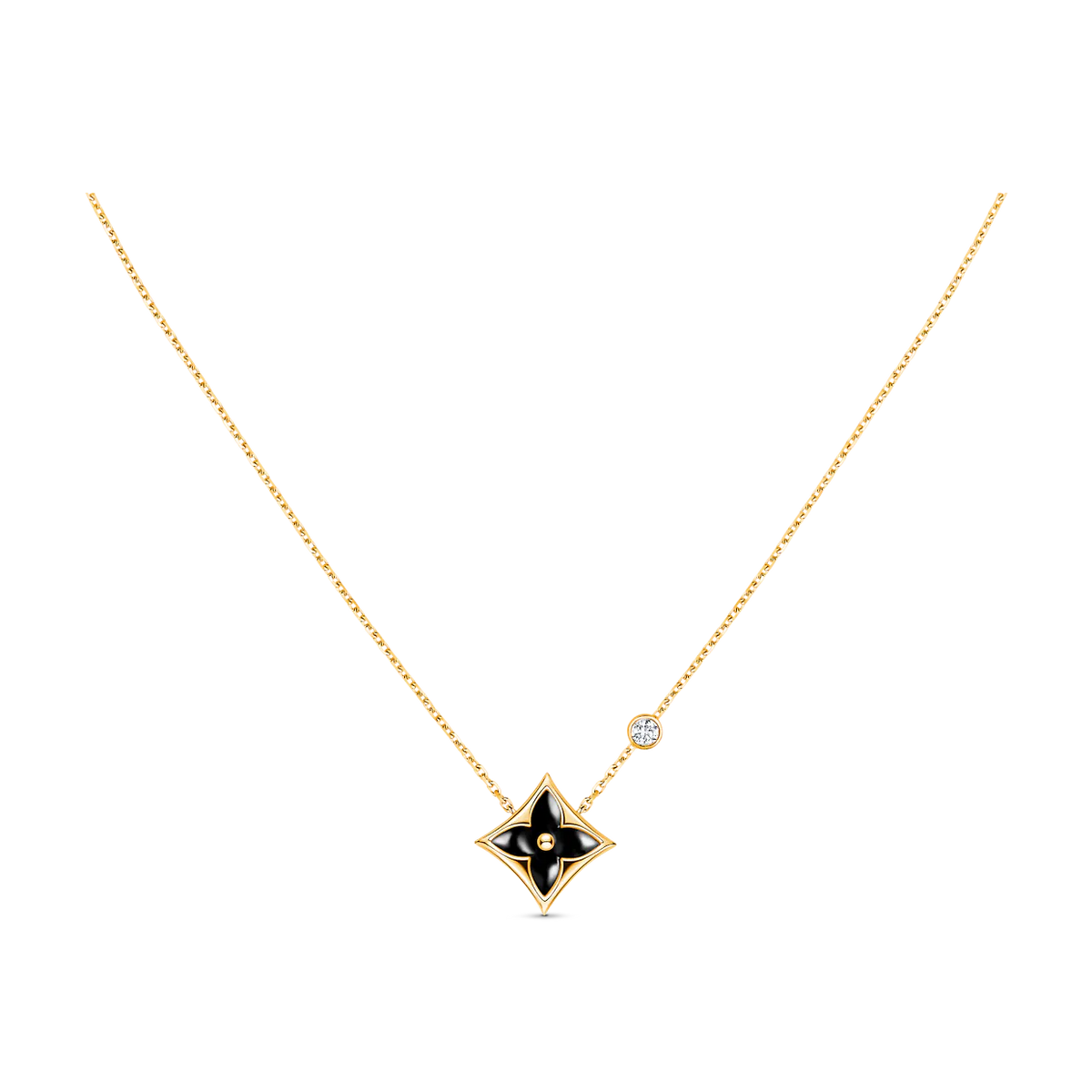 Miro STAR BLACK MOP NECKLACE