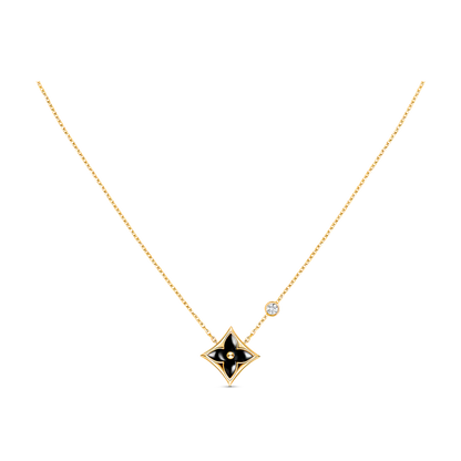 Miro STAR BLACK MOP NECKLACE