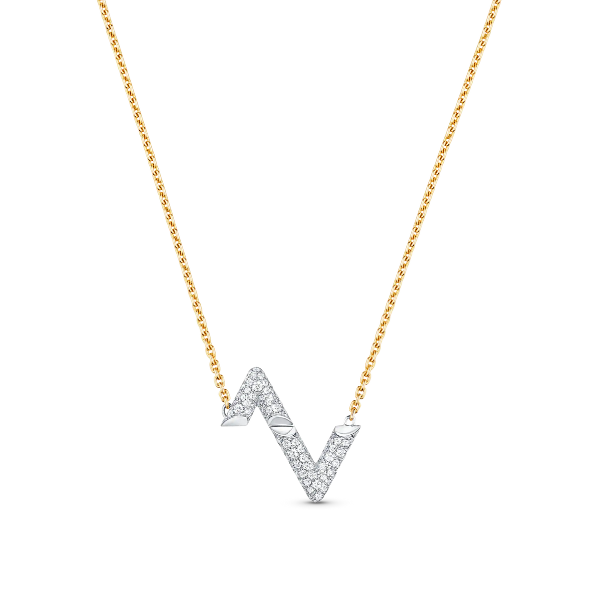 Miro VOLT SILVER DIAMOND PEDANT NECKLACE