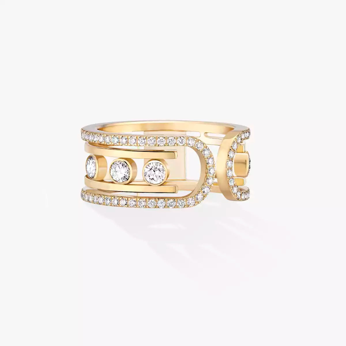 [Miro ] Move 10th Diamond Ring in Gold