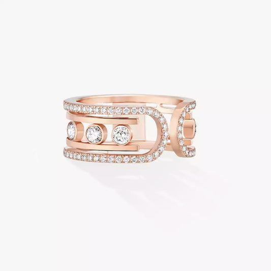 [Miro ] Move 10th Diamond Ring in Gold