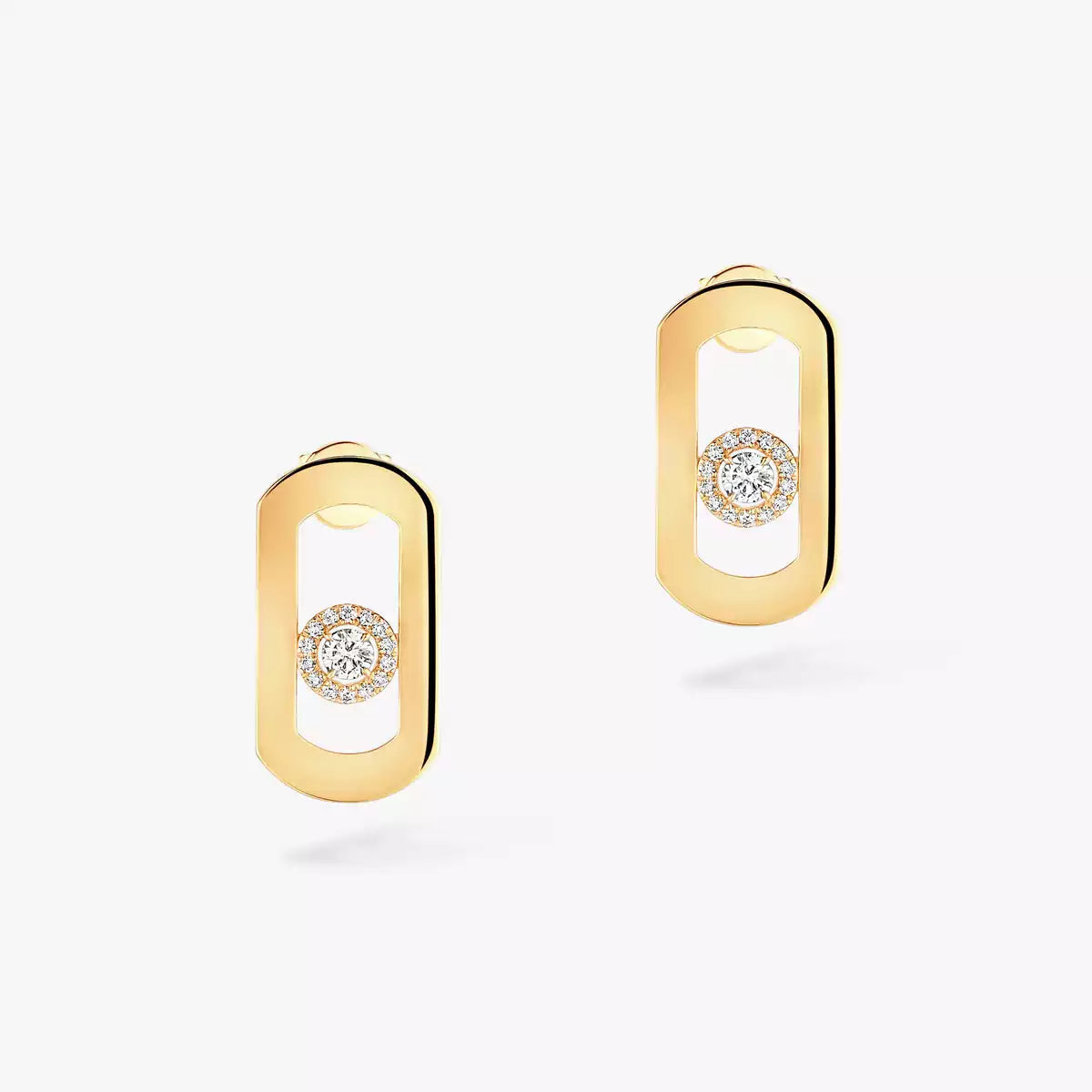 [Miro ]So Move Diamond Earrings in Yellow Gold