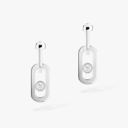 [Miro ] So Move XL Diamond Hoop Earring