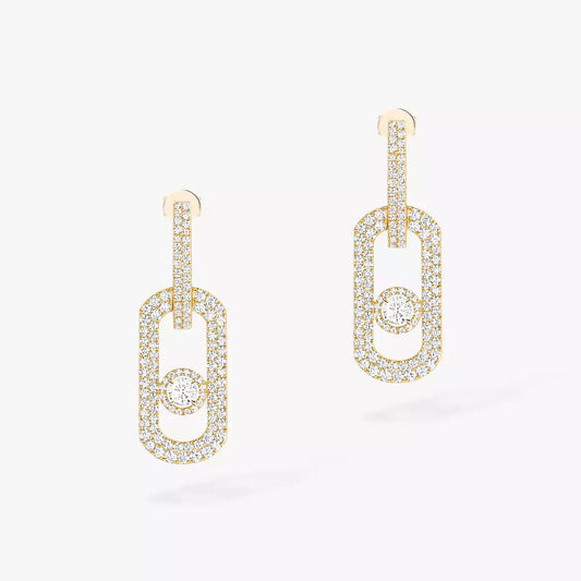 [Miro ]So Move XL Pave_-Set Diamond Pendant Earrings