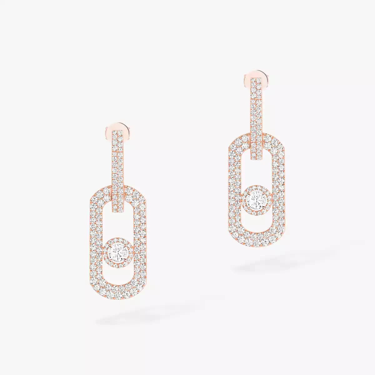 [Miro ]So Move XL Pave_-Set Diamond Pendant Earrings