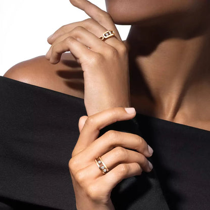[Miro ]  MoveGold Diamond Ring