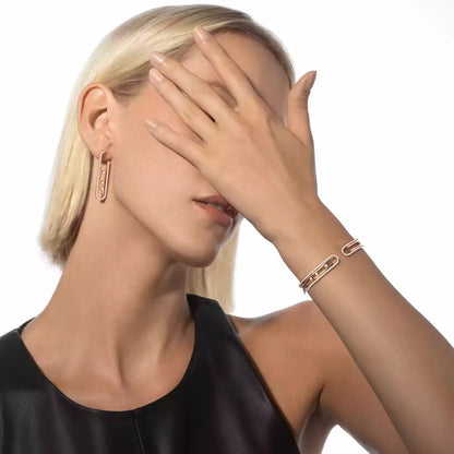 [Miro ]Diamond Pendant Earrings Move 10Th