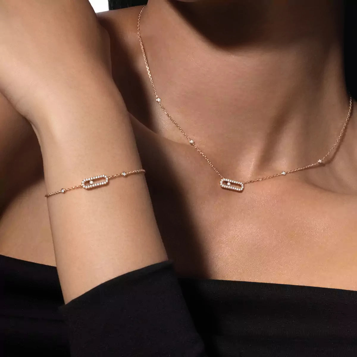 [Miro ] Diamond Necklace Move Uno