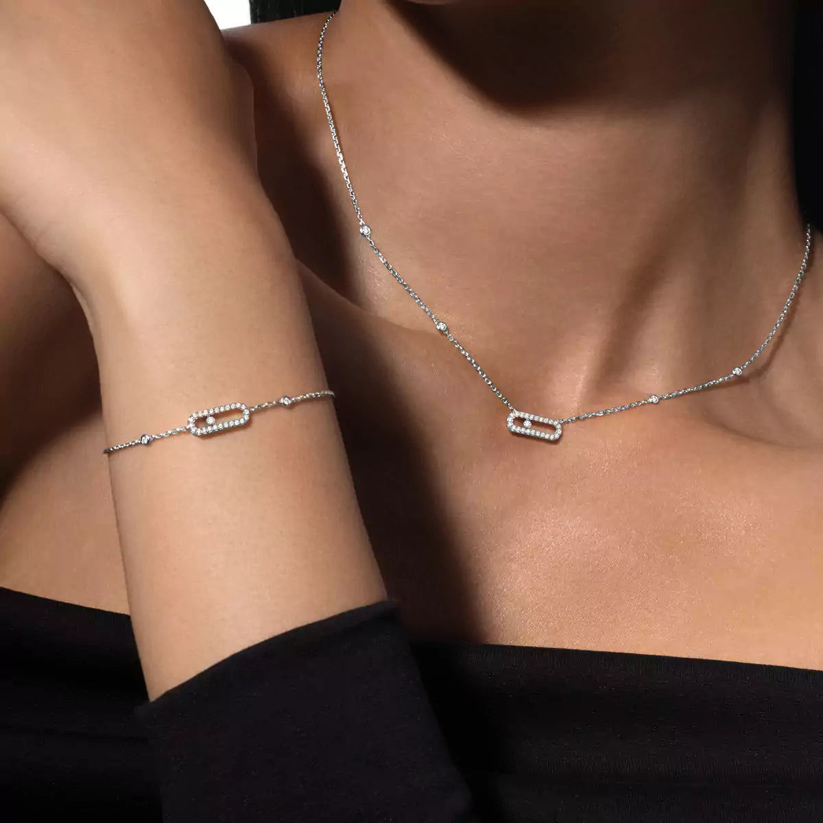 [Miro ] Diamond Necklace Move Uno