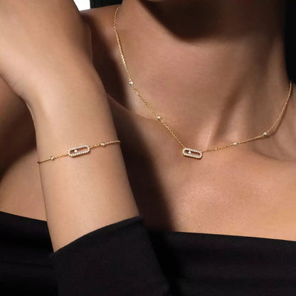 [Miro ] Diamond Necklace Move Uno
