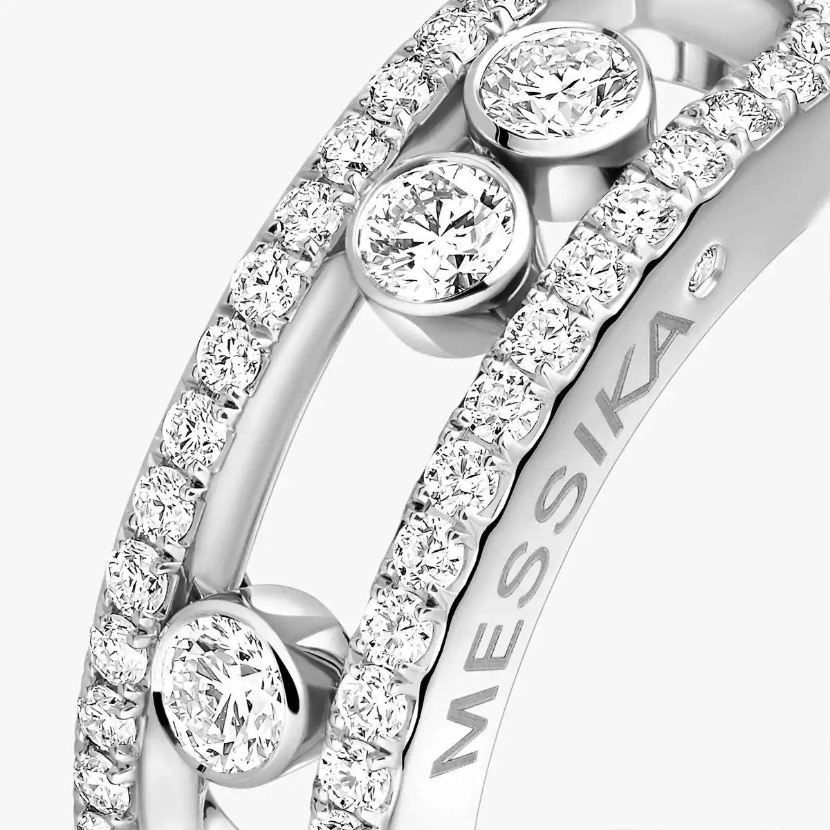 [Miro ]  Move Gold Diamond Pave_ Ring