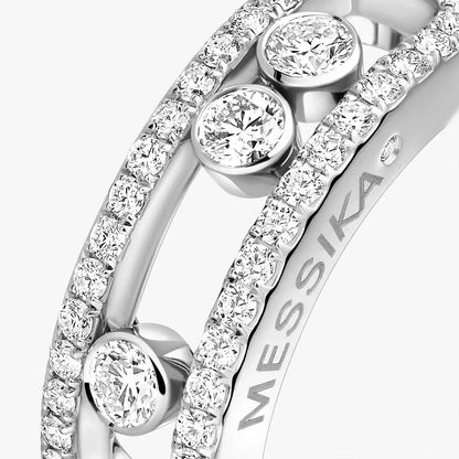 [Miro ]  Move Gold Diamond Pave_ Ring