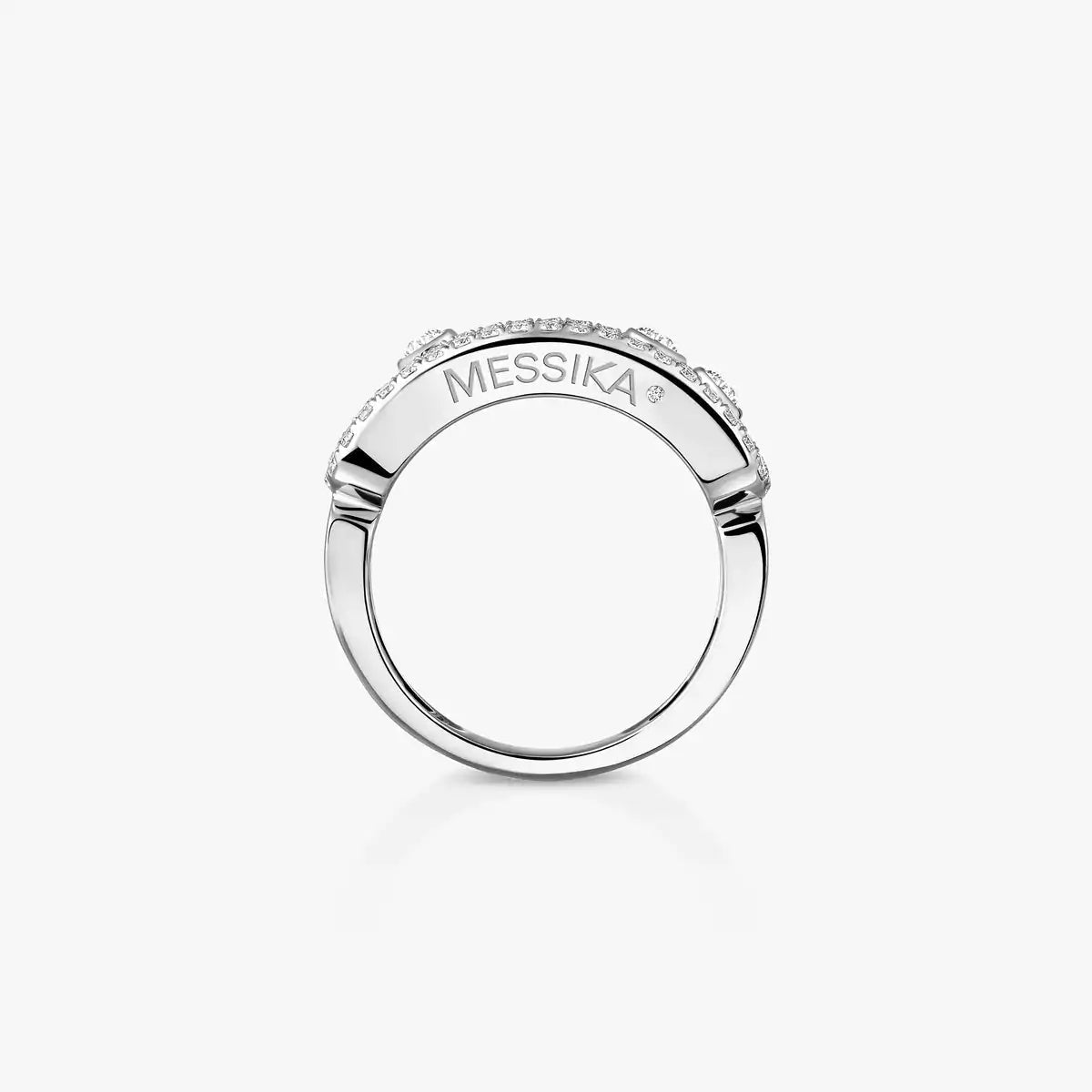 [Miro ]  Move Gold Diamond Pave_ Ring