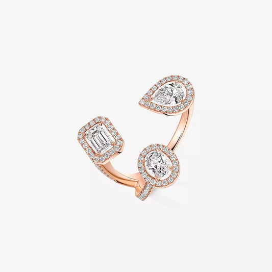 [[Miro ]  Diamond Ring 0,25ct My Twin Trilogy