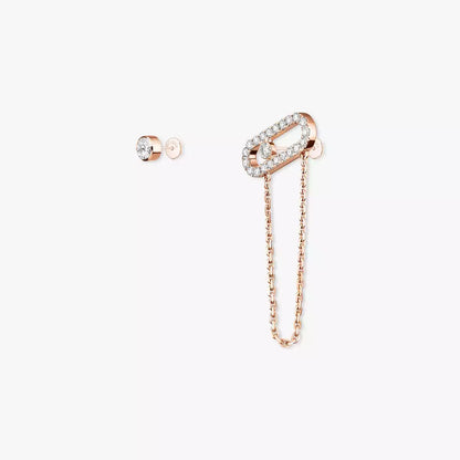 [Miro ]Move Uno Diamond Earrings