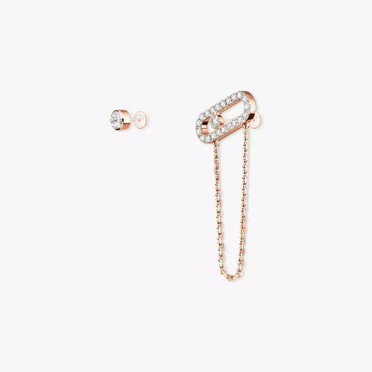 [Miro ]Move Uno Diamond Earrings