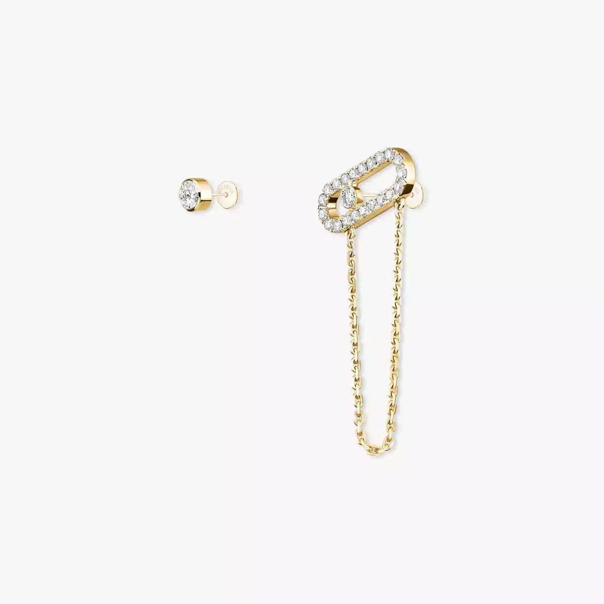[Miro ]Move Uno Diamond Earrings