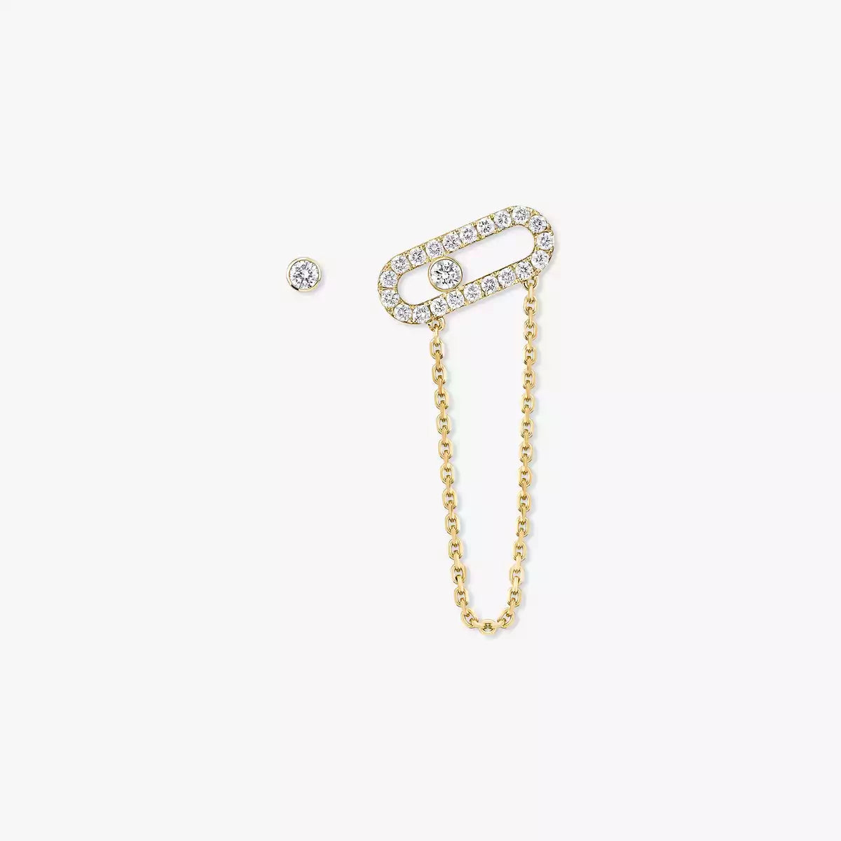 [Miro ]Move Uno Diamond Earrings