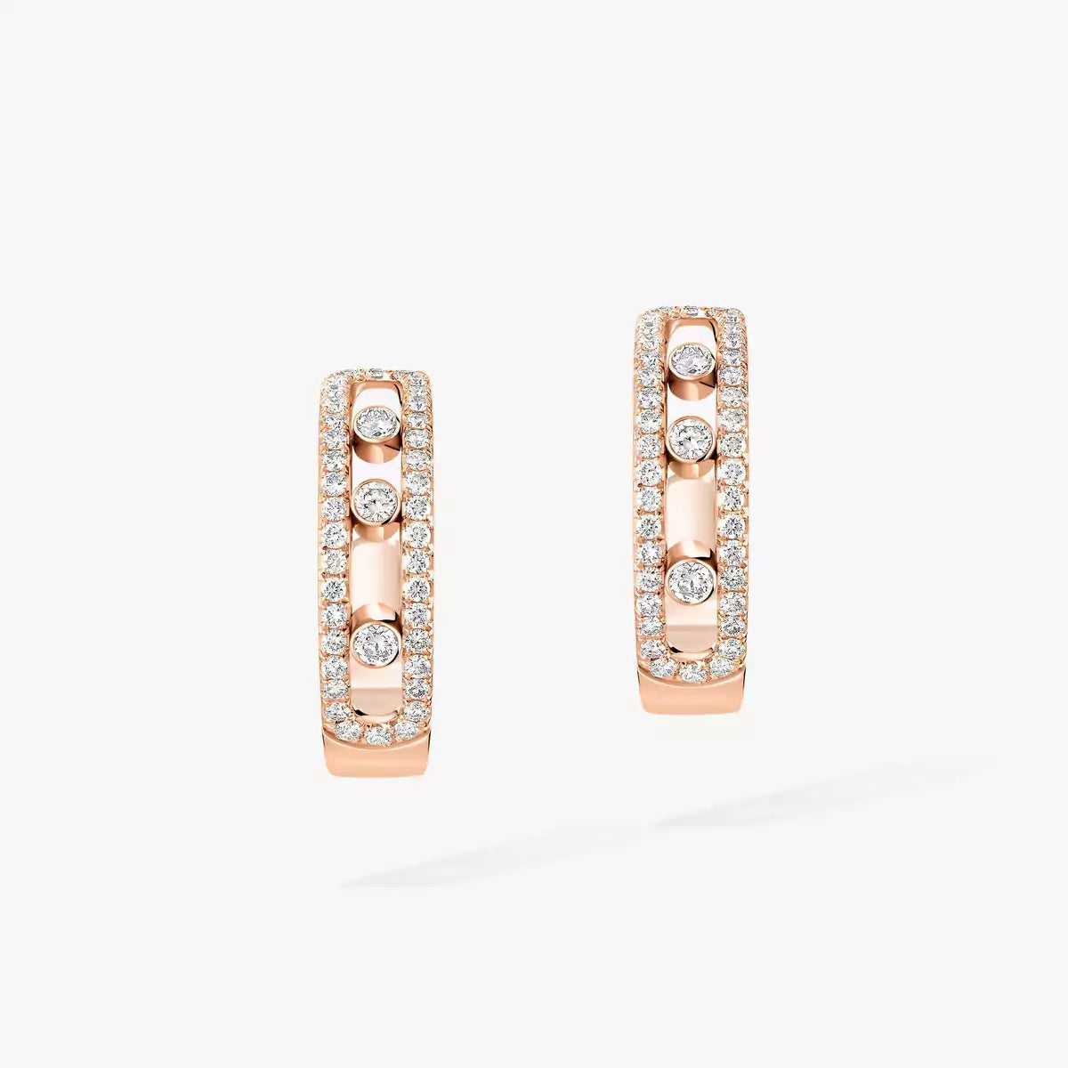 [Miro ]Diamond Pave_ Hoop Earrings Move