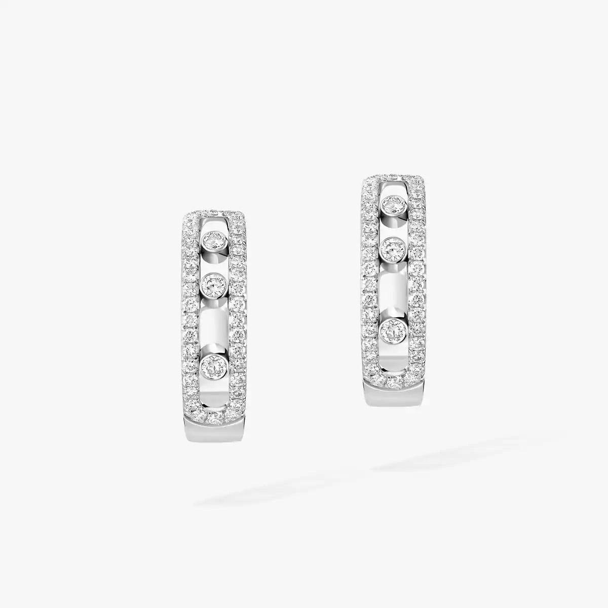 [Miro ]Diamond Pave_ Hoop Earrings Move