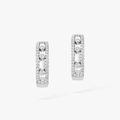[Miro ]Diamond Pave_ Hoop Earrings Move