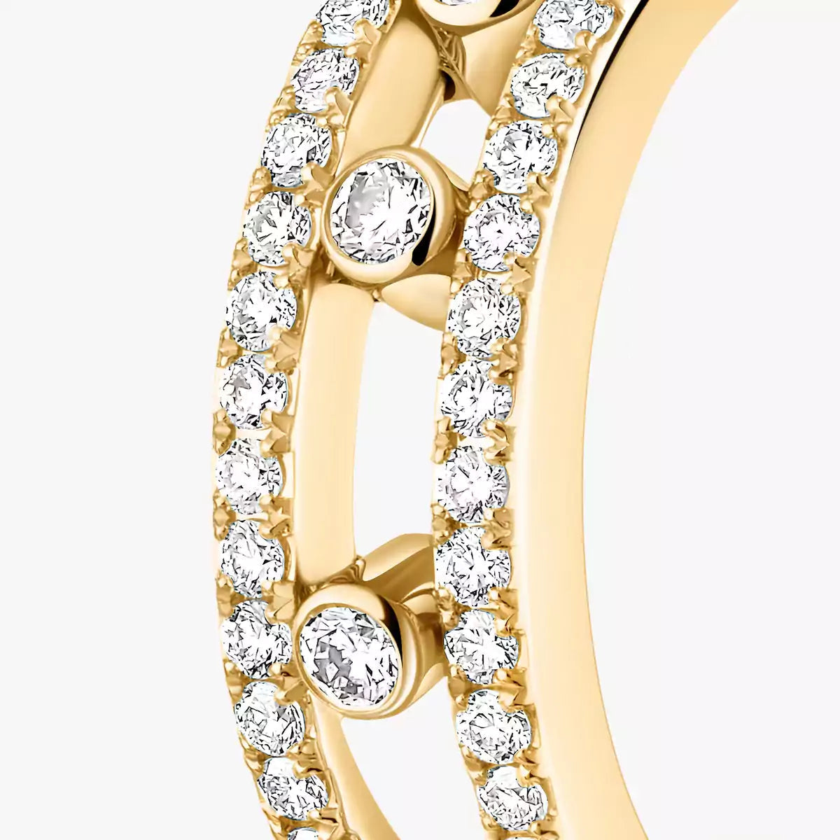 [Miro ]Diamond Pave_ Hoop Earrings Move