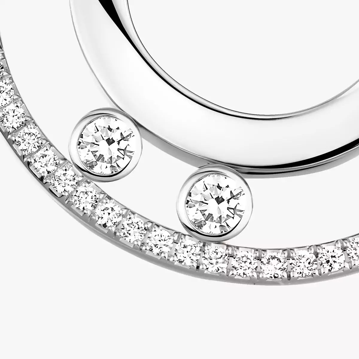 [Miro ]Move Romane Small Diamond Hoop Earrings