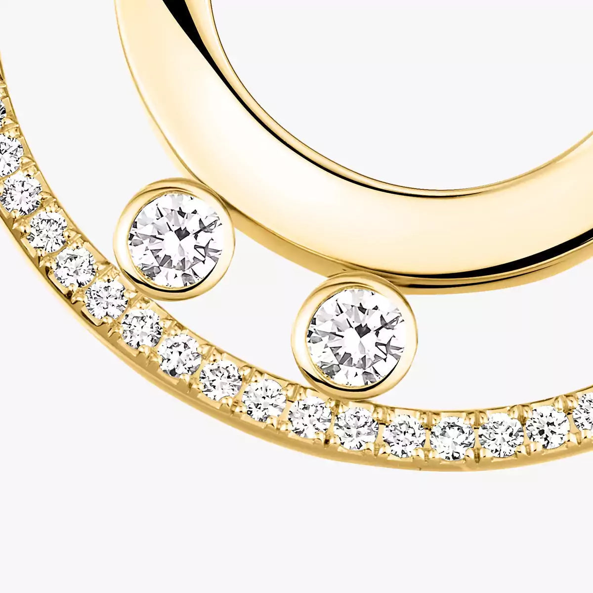 [Miro ]Move Romane Small Diamond Hoop Earrings
