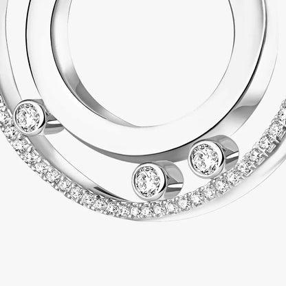 [Miro ]Move Romane Small Diamond Hoop Earrings