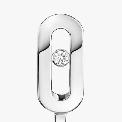 [Miro ]Diamond Mini Hoop Earrings Move Classique