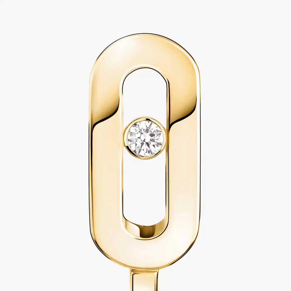 [Miro ]Diamond Mini Hoop Earrings Move Classique