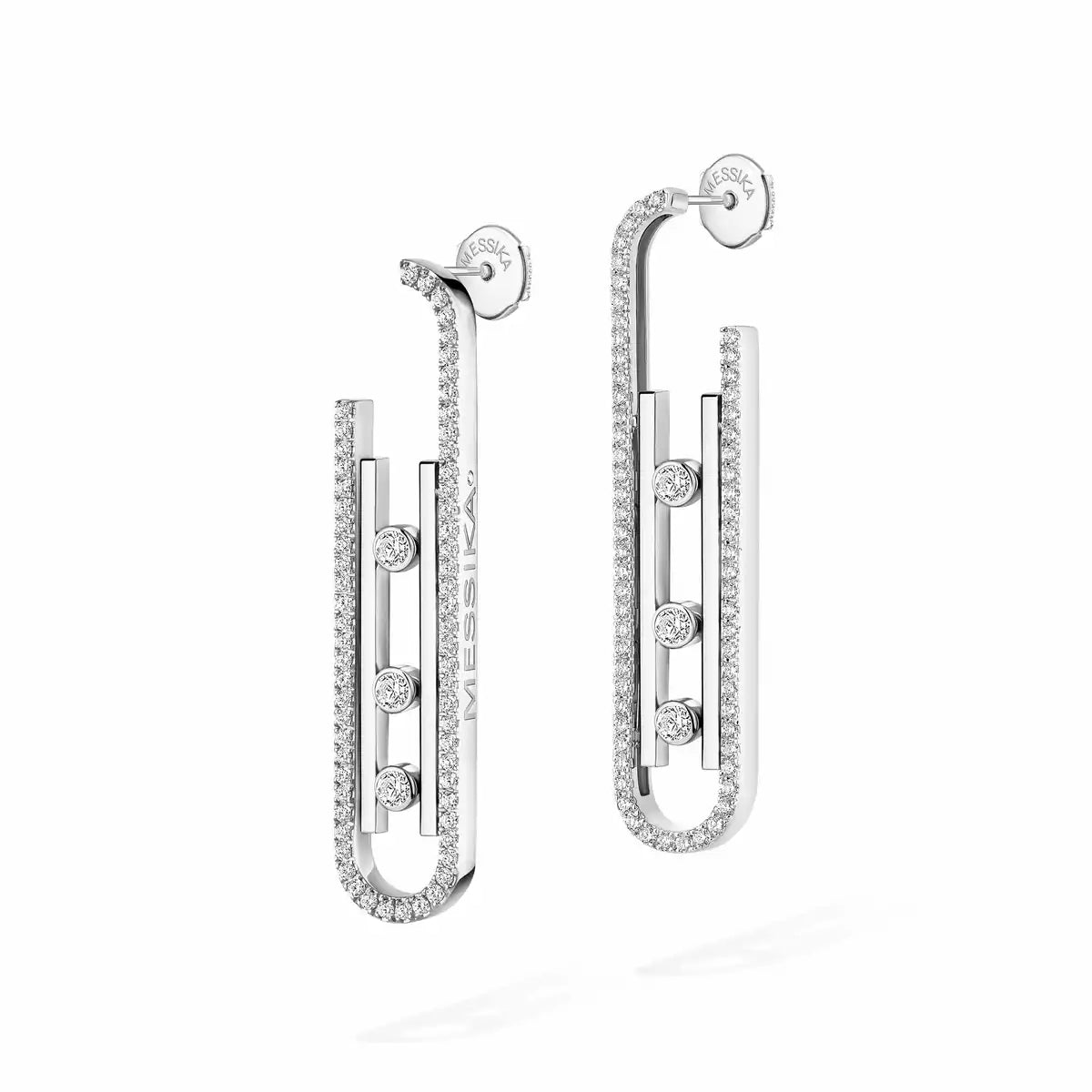 [Miro ]Diamond Pendant Earrings Move 10Th