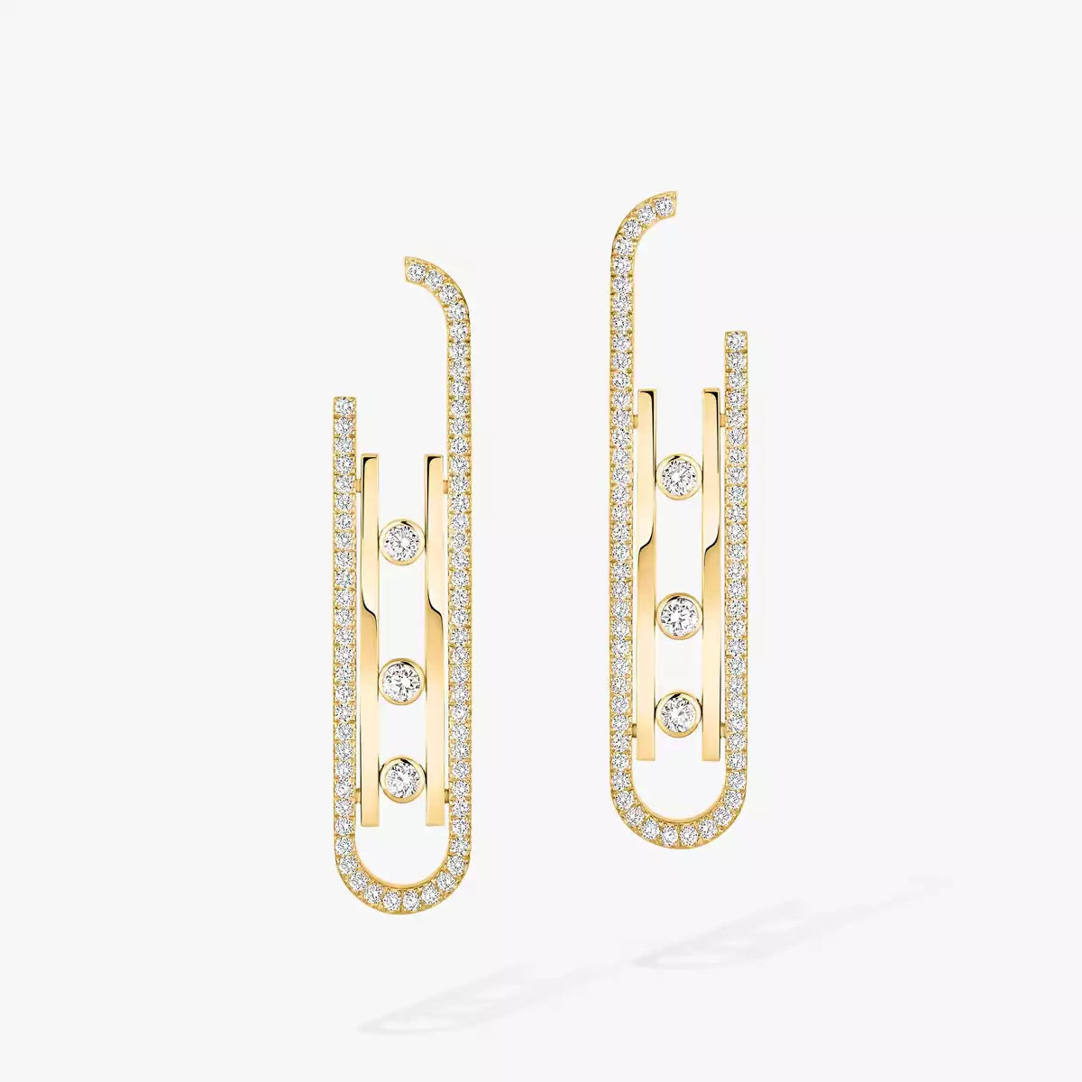[Miro ]Diamond Pendant Earrings Move 10Th