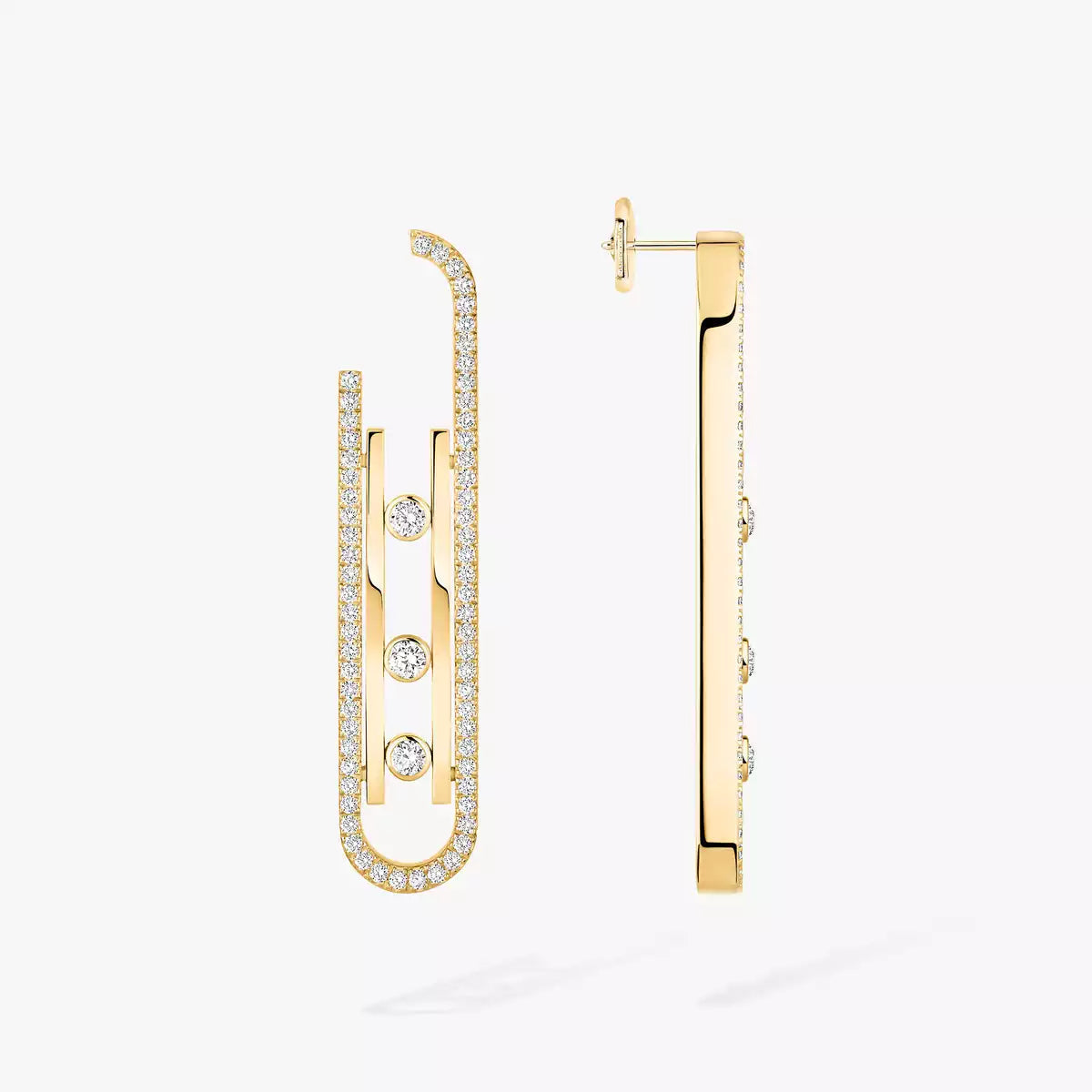 [Miro ]Diamond Pendant Earrings Move 10Th
