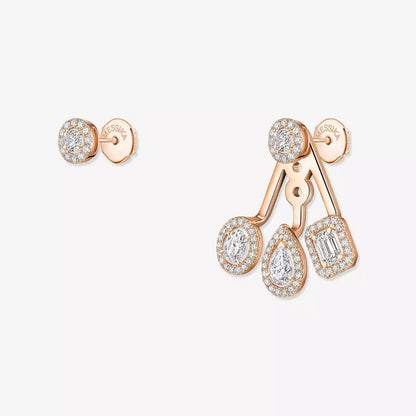 [Miro ] My Twin Trio  Diamond Earrings